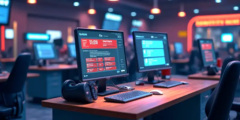 Support workflow visual for Darwin Casino contact page