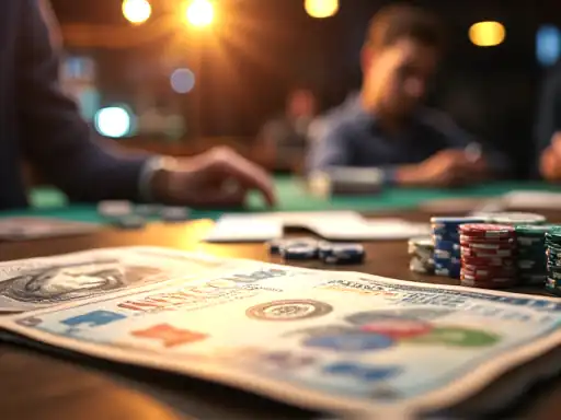 Scenario-planning visual with bankroll notes for Darwin Casino