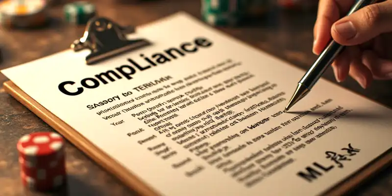 Terms and compliance visual for Darwin Casino